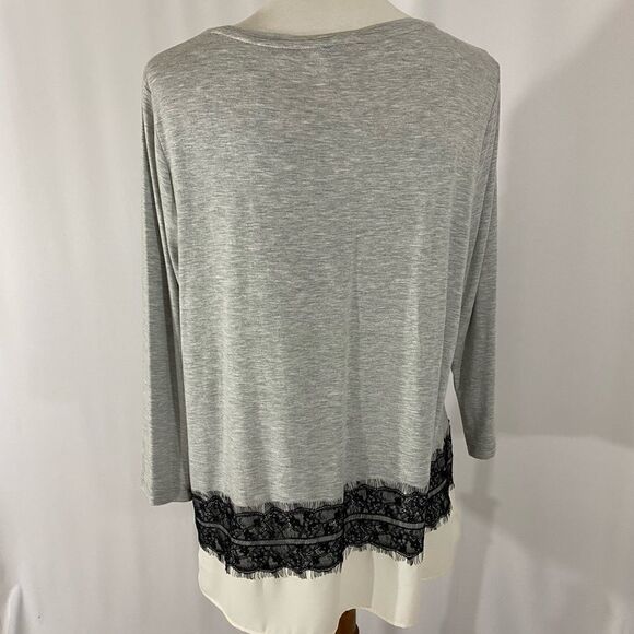NWT Talbots Lace Border Top - Picture 6 of 8